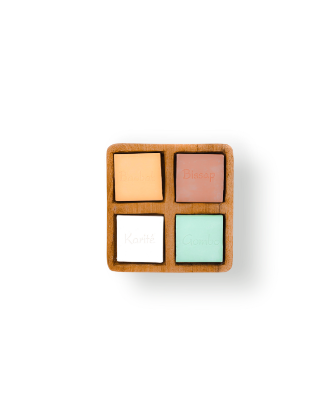 Plateau 4 savons-100 gr