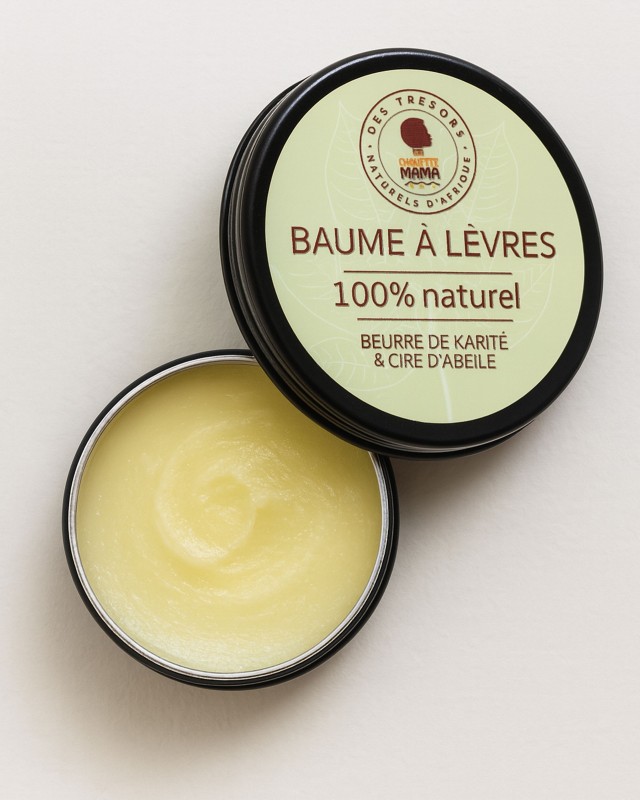Baume à lèvres karité - cire d'abeille